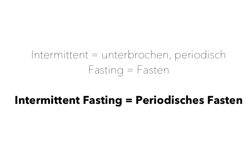 Intermittent Fasting Erklärung, einfach erklärt, Vorteile, Nachteile