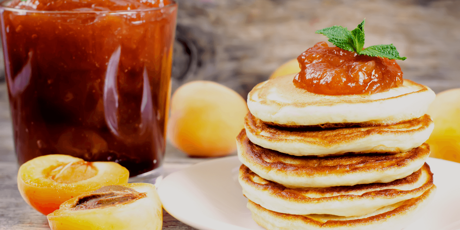 Rezept: Vegane Protein Pancakes mit Aprikosen