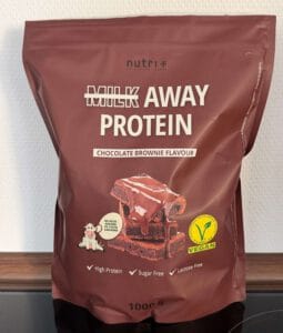 nutri+ milk away proteinpulver brownie